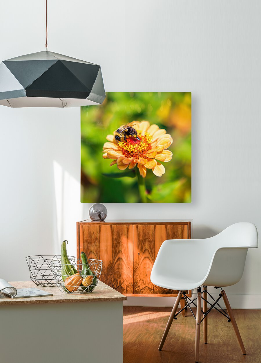 Nectar  HD Metal print with Floating Frame on Back